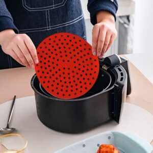 Tapete Protetor Silicone Redondo Para Air Fryer